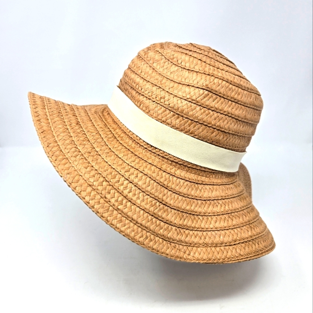 Madewell Tan and White Women's Hat - Picture 2 of 14